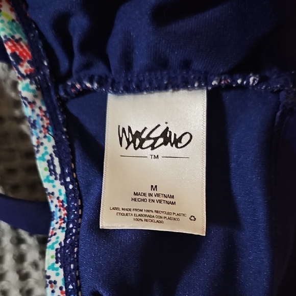 Mossimo Bikini Set Size M Colorful Tribal Print Tie Side Bottoms - Picture 3 of 8